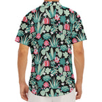 Cute Cactus And Succulent Print Men's Deep V-Neck Shirt