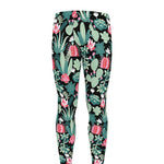 Cute Cactus And Succulent Print Men's leggings