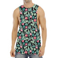 Cute Cactus And Succulent Print Men's Muscle Tank Top