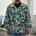 Cute Cactus And Succulent Print Men's Shirt Jacket