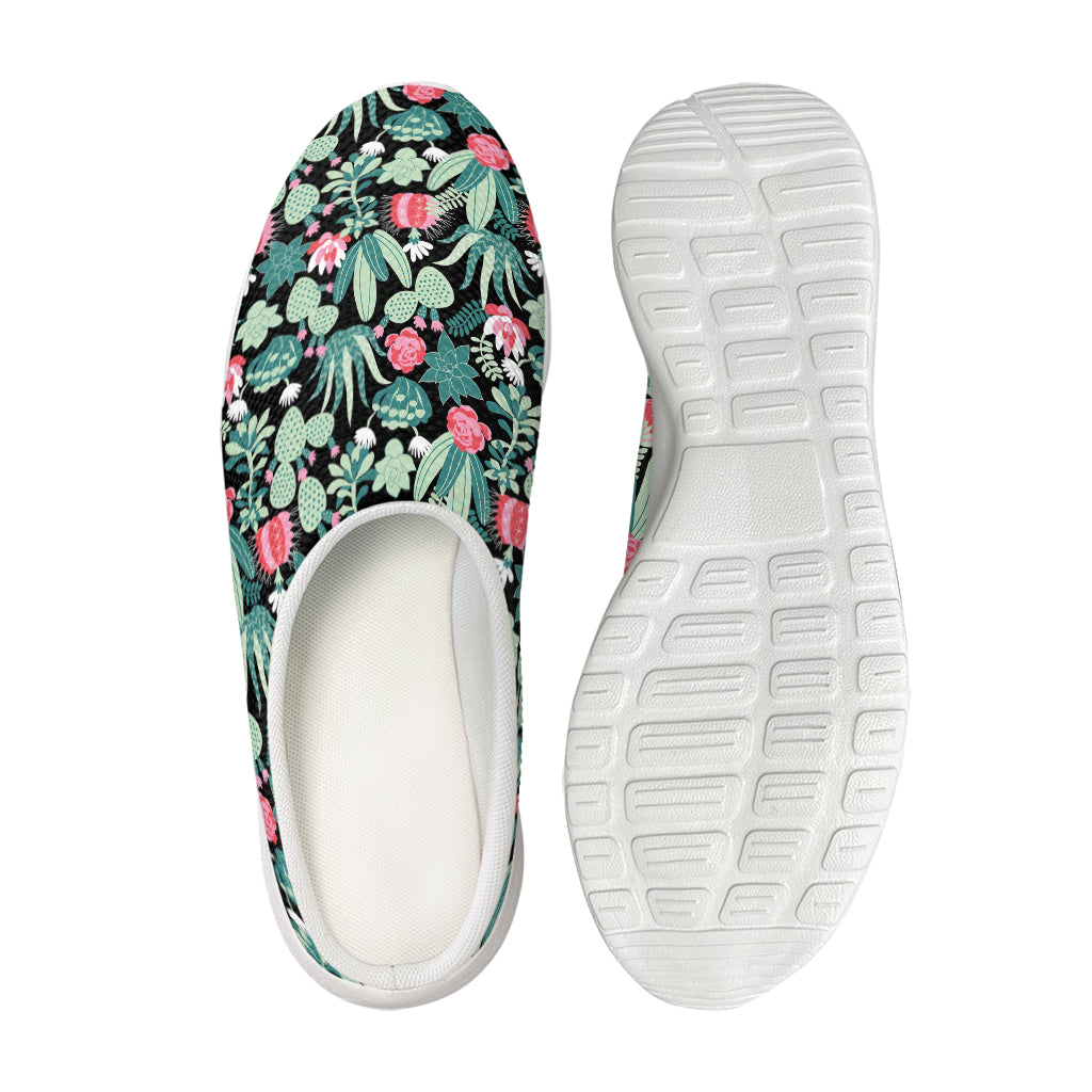 Cute Cactus And Succulent Print Mesh Casual Shoes