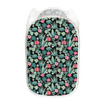 Cute Cactus And Succulent Print Mesh Laundry Hamper