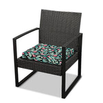 Cute Cactus And Succulent Print Outdoor Seat Cushion Cover