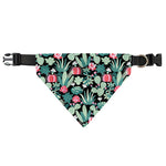 Cute Cactus And Succulent Print Over The Collar Dog Bandana