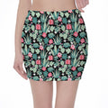 Cute Cactus And Succulent Print Pencil Mini Skirt