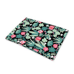 Cute Cactus And Succulent Print Pet Cooling Mat Cover