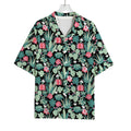 Cute Cactus And Succulent Print Rayon Hawaiian Shirt
