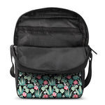 Cute Cactus And Succulent Print Rectangular Crossbody Bag
