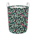 Cute Cactus And Succulent Print Round Laundry Basket