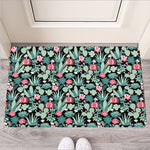 Cute Cactus And Succulent Print Rubber Doormat