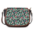 Cute Cactus And Succulent Print Saddle Bag