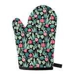 Cute Cactus And Succulent Print Single Oven Mitt