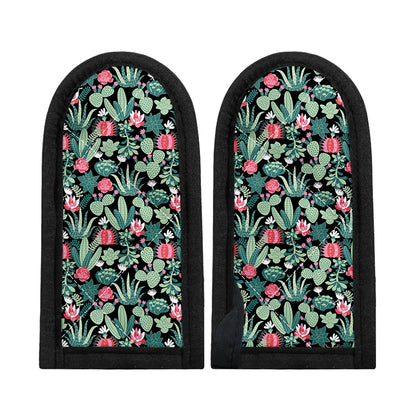 Cute Cactus And Succulent Print Skillet Handle Cover