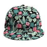 Cute Cactus And Succulent Print Snapback Cap
