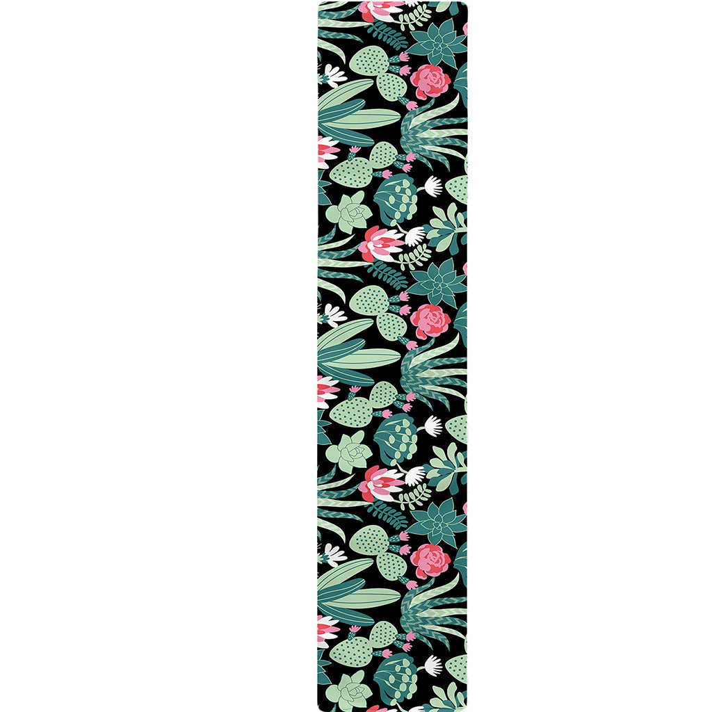 Cute Cactus And Succulent Print Table Runner