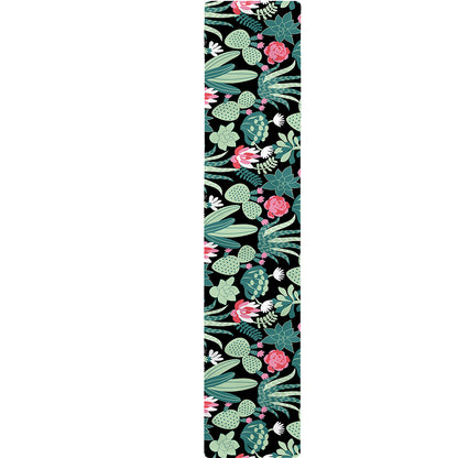 Cute Cactus And Succulent Print Table Runner