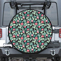 Cute Cactus And Succulent Print Tire Cover