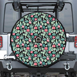 Cute Cactus And Succulent Print Tire Cover With Camera Hole