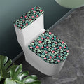 Cute Cactus And Succulent Print Toilet Lid And Tank Cover Set
