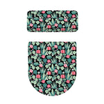 Cute Cactus And Succulent Print Toilet Lid And Tank Cover Set