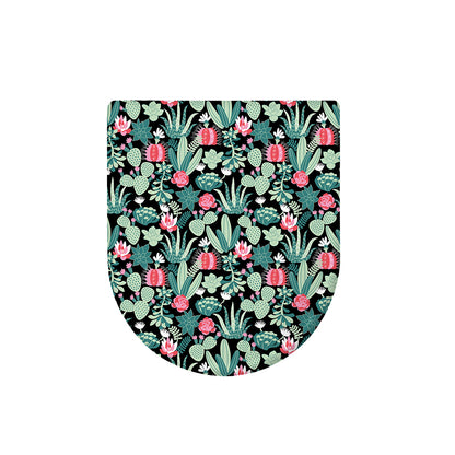 Cute Cactus And Succulent Print Toilet Lid Cover