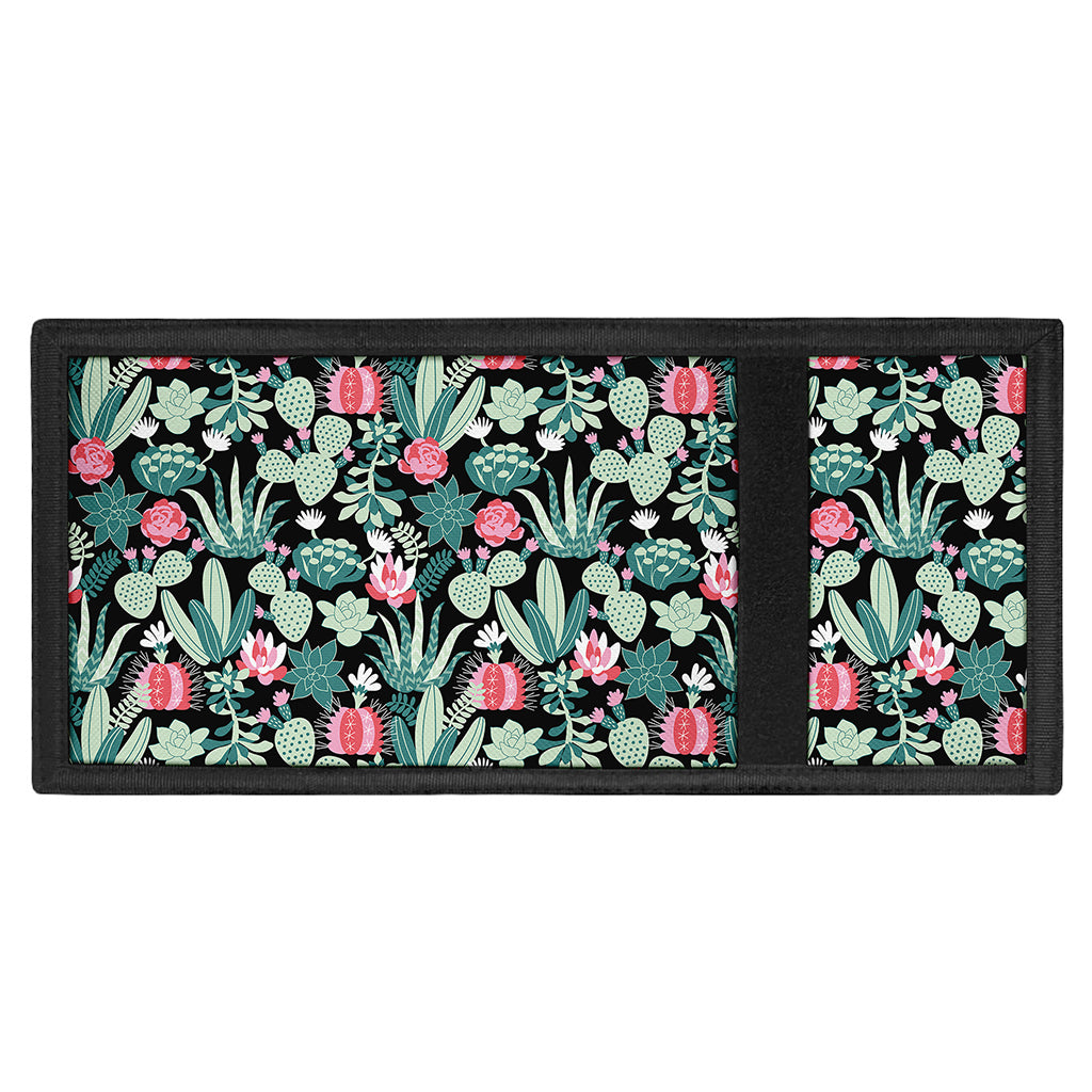 Cute Cactus And Succulent Print Trifold Wallet