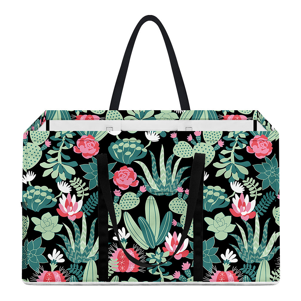 Cute Cactus And Succulent Print Utility Tote Bag