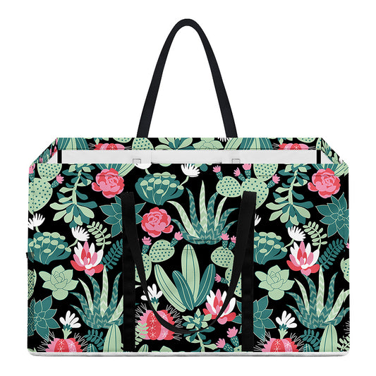 Cute Cactus And Succulent Print Utility Tote Bag