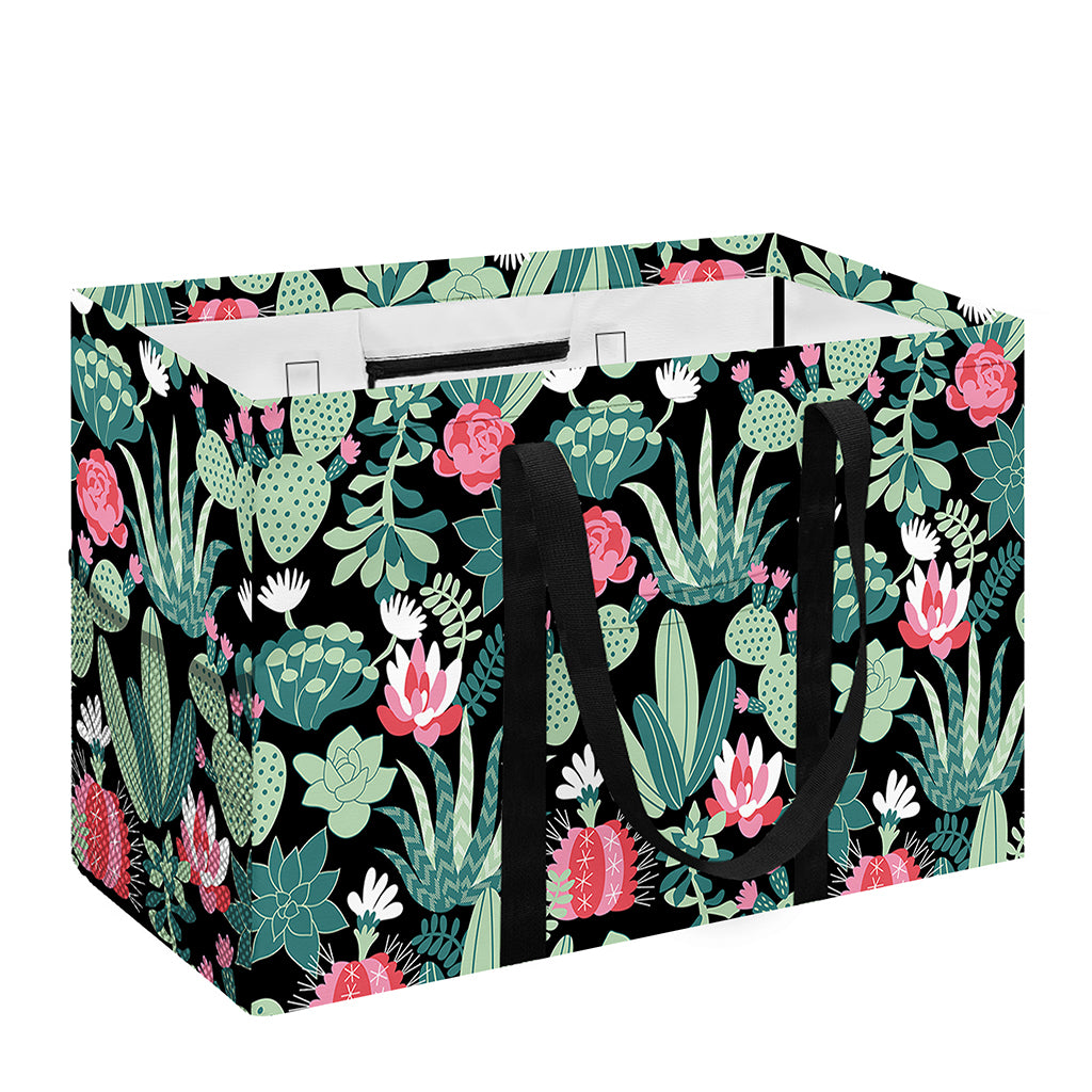 Cute Cactus And Succulent Print Utility Tote Bag