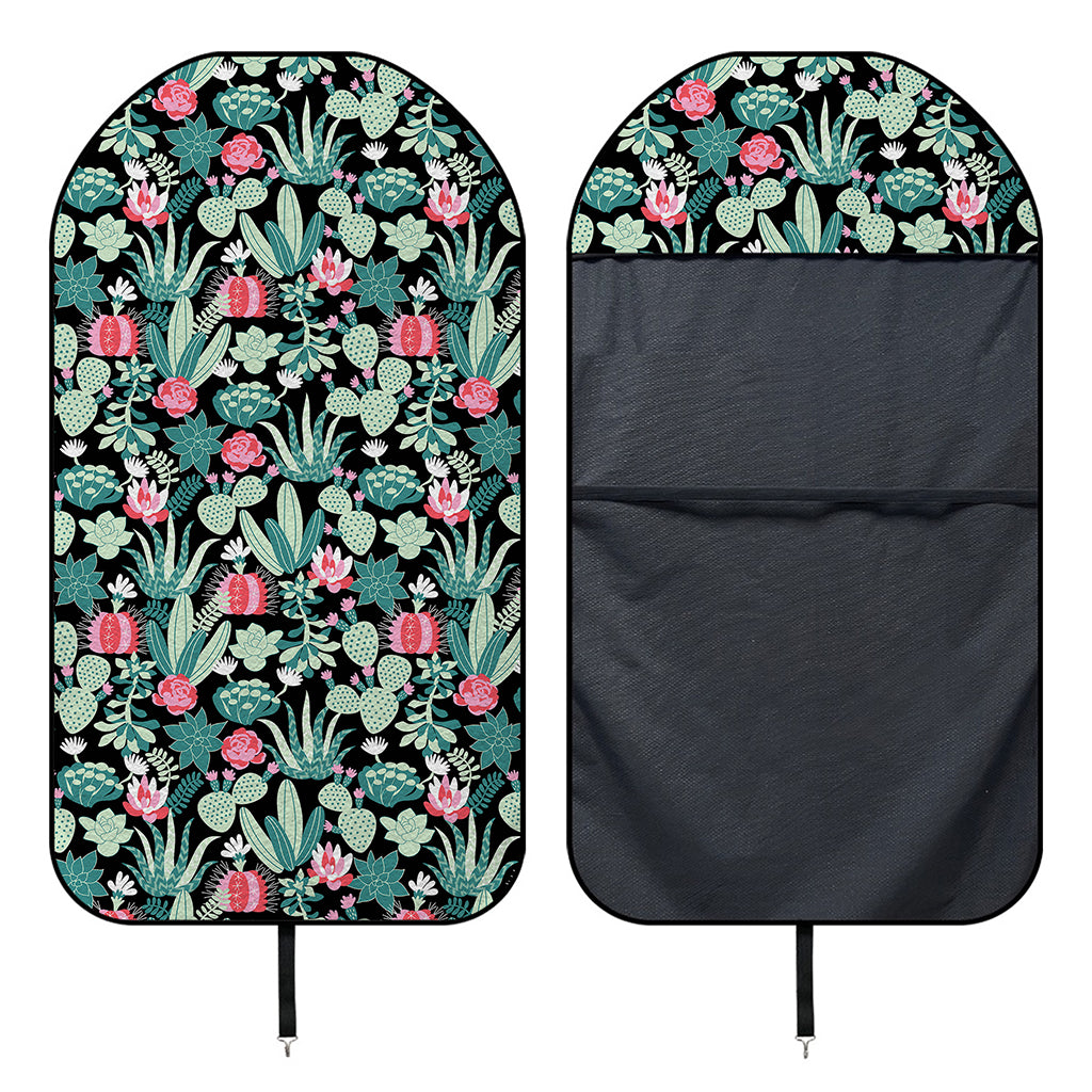 Cute Cactus And Succulent Print Waterproof Car Seat Cover