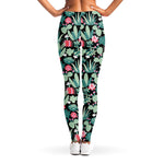 Cute Cactus And Succulent Print Women's Leggings