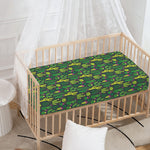 Cute Cactus Plant Pattern Print Baby Crib Sheet