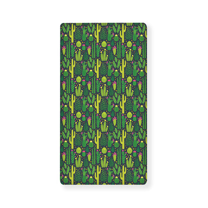 Cute Cactus Plant Pattern Print Baby Crib Sheet