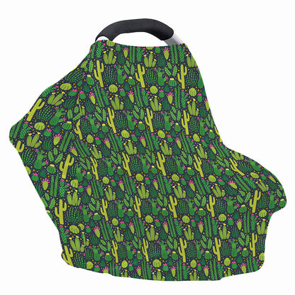 Cute Cactus Plant Pattern Print Baby Seat Cover