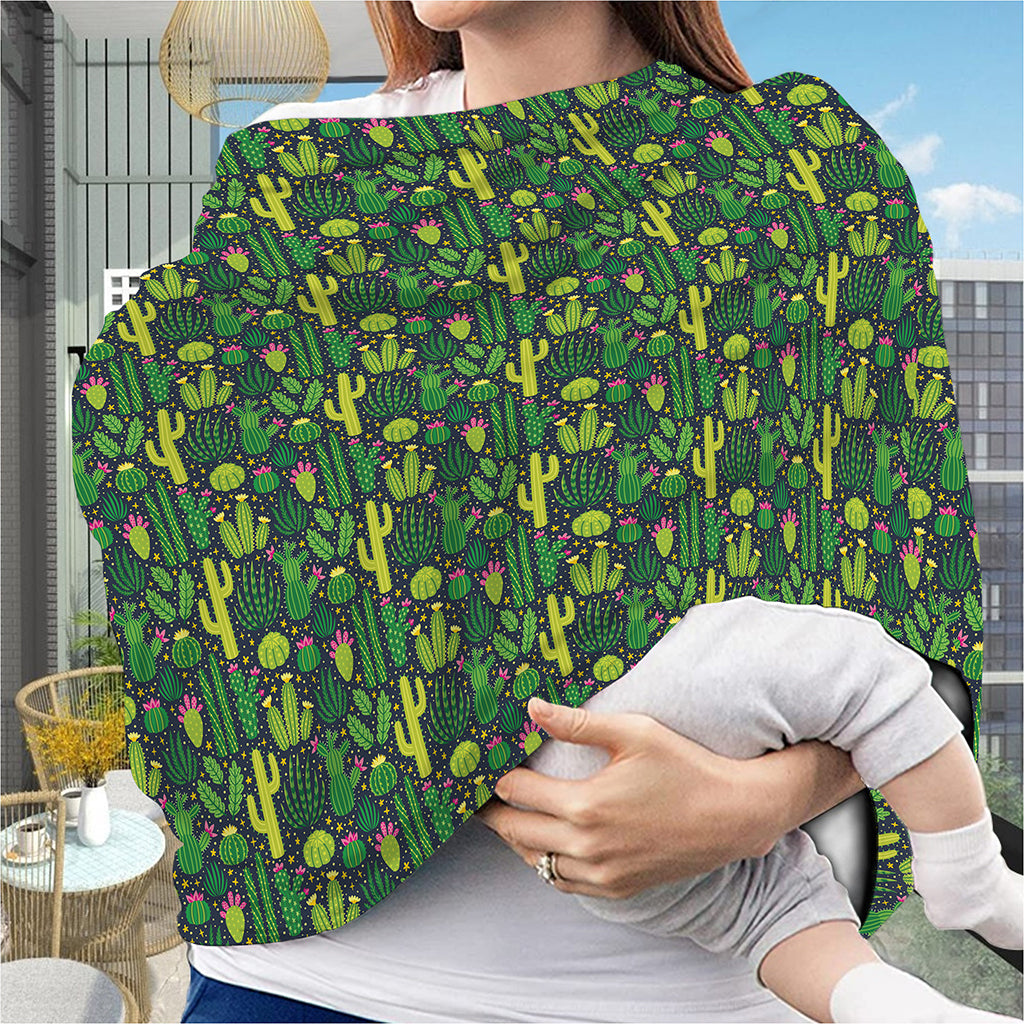 Cute Cactus Plant Pattern Print Baby Seat Cover