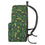 Cute Cactus Plant Pattern Print Backpack