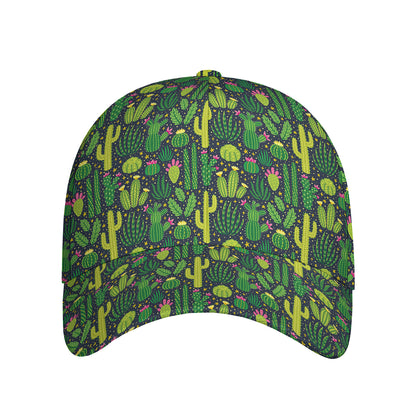 Cute Cactus Plant Pattern Print Baseball Cap