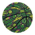 Cute Cactus Plant Pattern Print Basketball