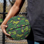 Cute Cactus Plant Pattern Print Basketball
