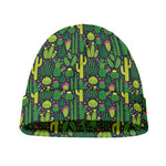 Cute Cactus Plant Pattern Print Beanie