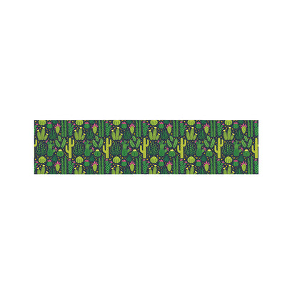 Cute Cactus Plant Pattern Print Bed Runner