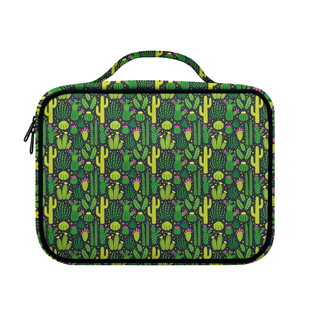 Cute Cactus Plant Pattern Print Briefcase Bible Bag