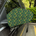 Cute Cactus Plant Pattern Print Car Side Mirror Covers