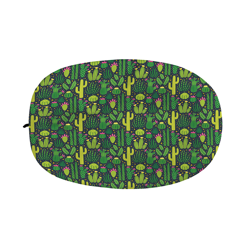 Cute Cactus Plant Pattern Print Car Side Mirror Covers