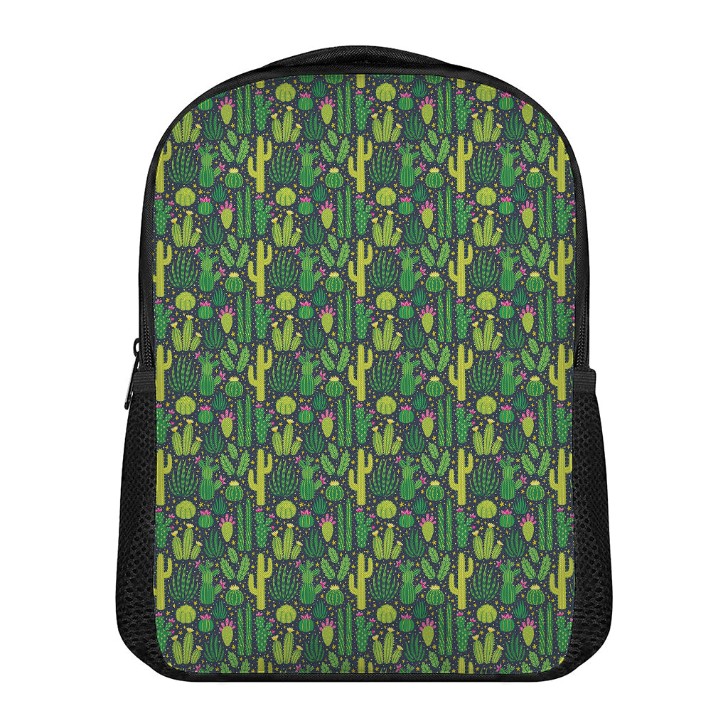 Cute Cactus Plant Pattern Print Casual Backpack