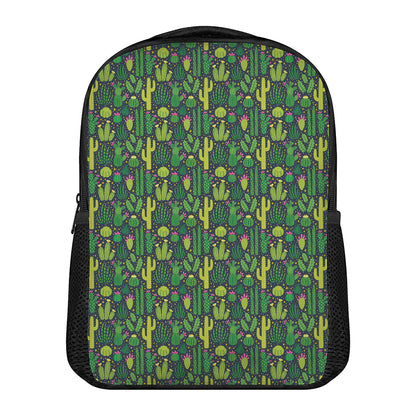 Cute Cactus Plant Pattern Print Casual Backpack