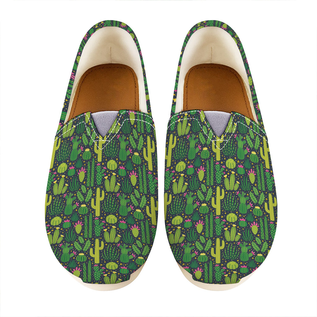 Cute Cactus Plant Pattern Print Casual Shoes
