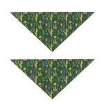 Cute Cactus Plant Pattern Print Dog Bandana
