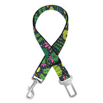 Cute Cactus Plant Pattern Print Dog Seat Belt