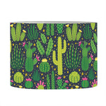 Cute Cactus Plant Pattern Print Drum Lamp Shade